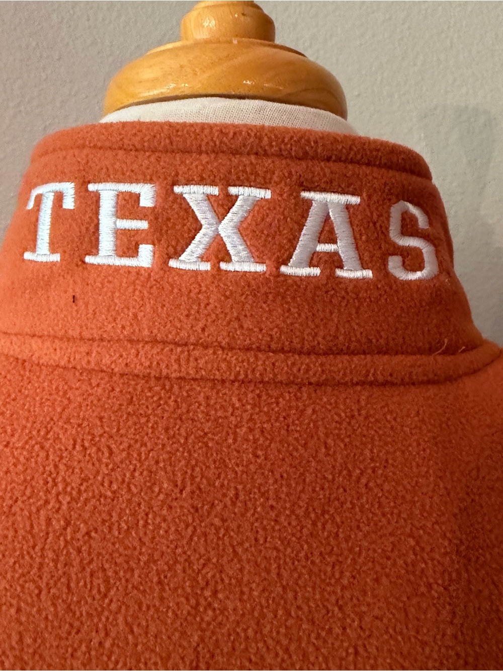 Men's Texas Longhorns Full Zip Fleece Jacket College Football University Texas - Picture 5 of 8